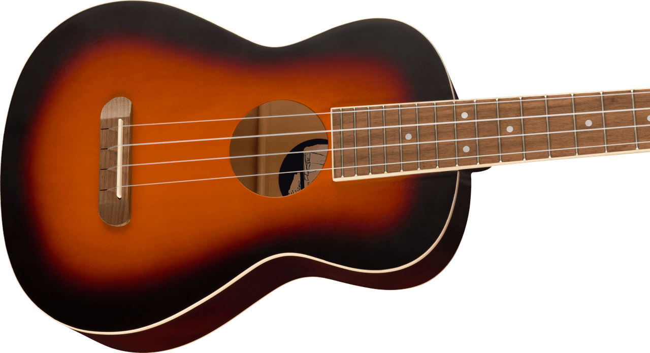 Fender Avalon Tenor Ukulele, Walnut Fingerboard, 2-Color Sunburst | Musician Madness