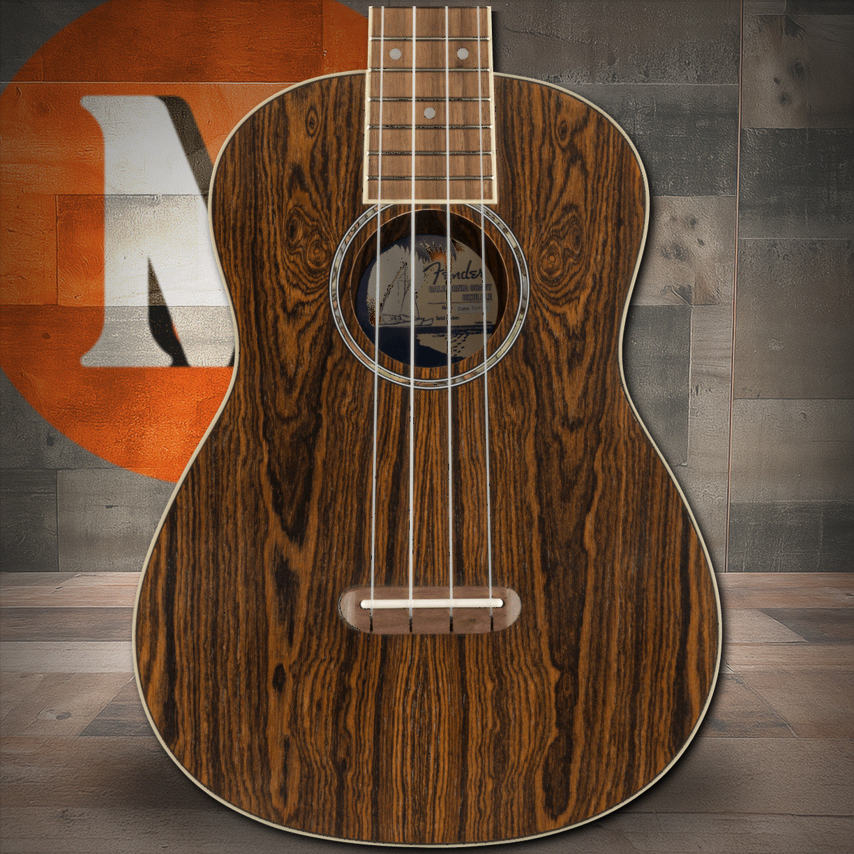 Fender Zuma Exotic Concert Ukulele, Walnut Fingerboard, Bocote | Musician Madness