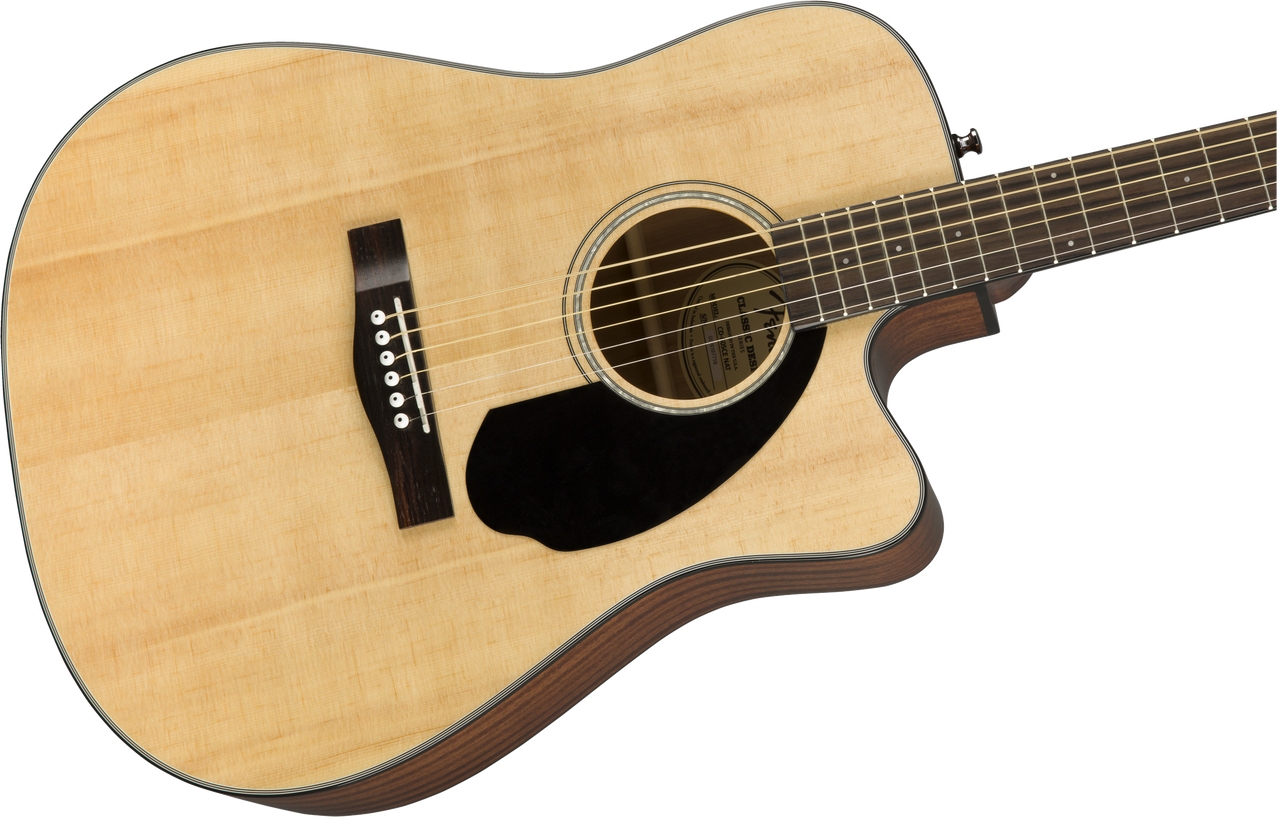 Fender CD-60SCE Dreadnought, Walnut Fingerboard, Natural | Musician Madness