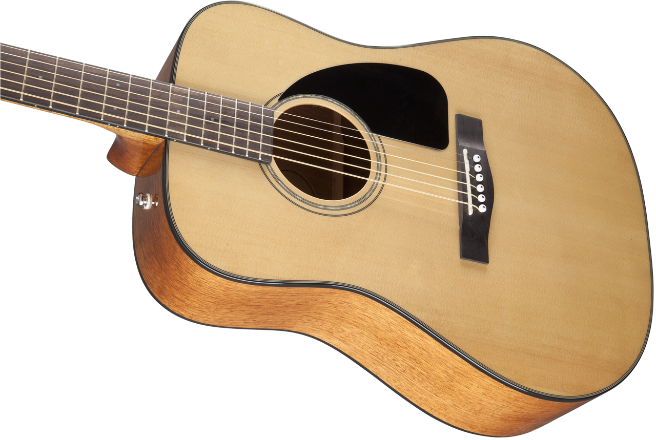 Fender CD-60 Dreadnought V3 w/Case, Walnut Fingerboard, Natural | Musician Madness