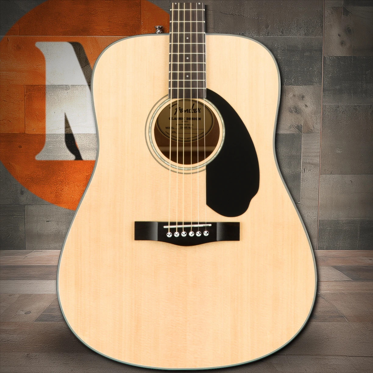 Fender CD-60S Dreadnought, Walnut Fingerboard, Natural | Musician Madness
