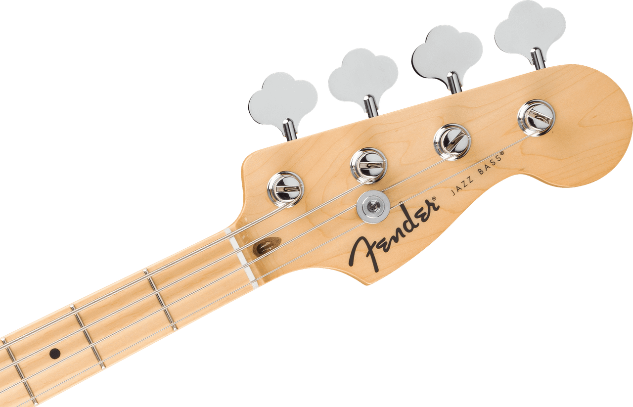 Fender Standard Jazz Bass Maple Fingerboard, White Pickguard, Aqua Marine Metallic | Musician Madness
