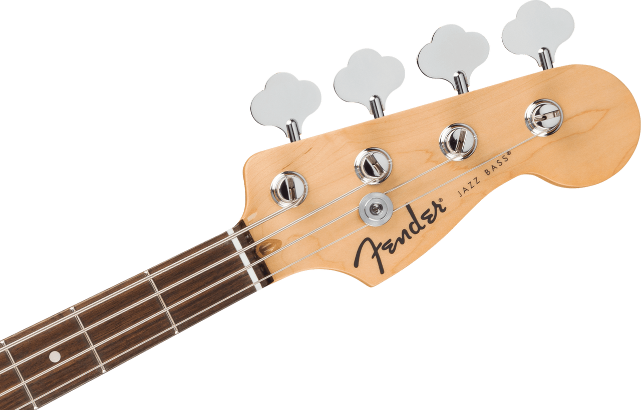 Fender Standard Jazz Bass Laurel Fingerboard, White Pickguard, Olympic White | Musician Madness