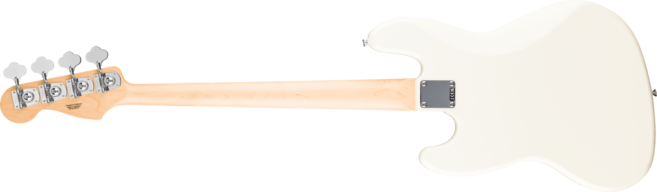 Fender Standard Jazz Bass Laurel Fingerboard, White Pickguard, Olympic White | Musician Madness