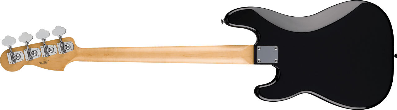 Fender Standard Precision Bass Laurel Fingerboard, White Pickguard, Black | Musician Madness