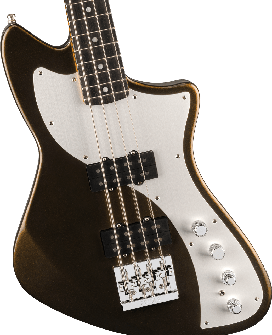 Fender American Ultra II Meteora Bass, Ebony Fingerboard, Texas Tea | Musician Madness