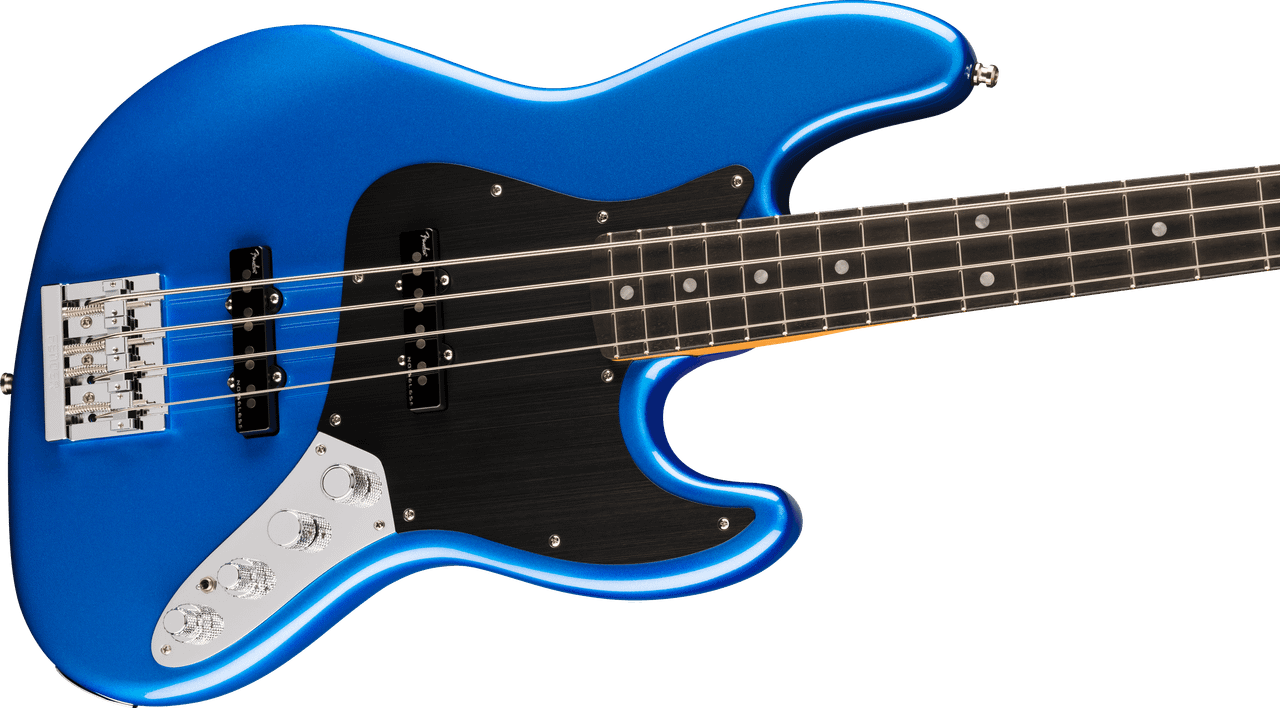 Fender American Ultra II Jazz Bass Ebony Fingerboard,  Noble Blue | Musician Madness