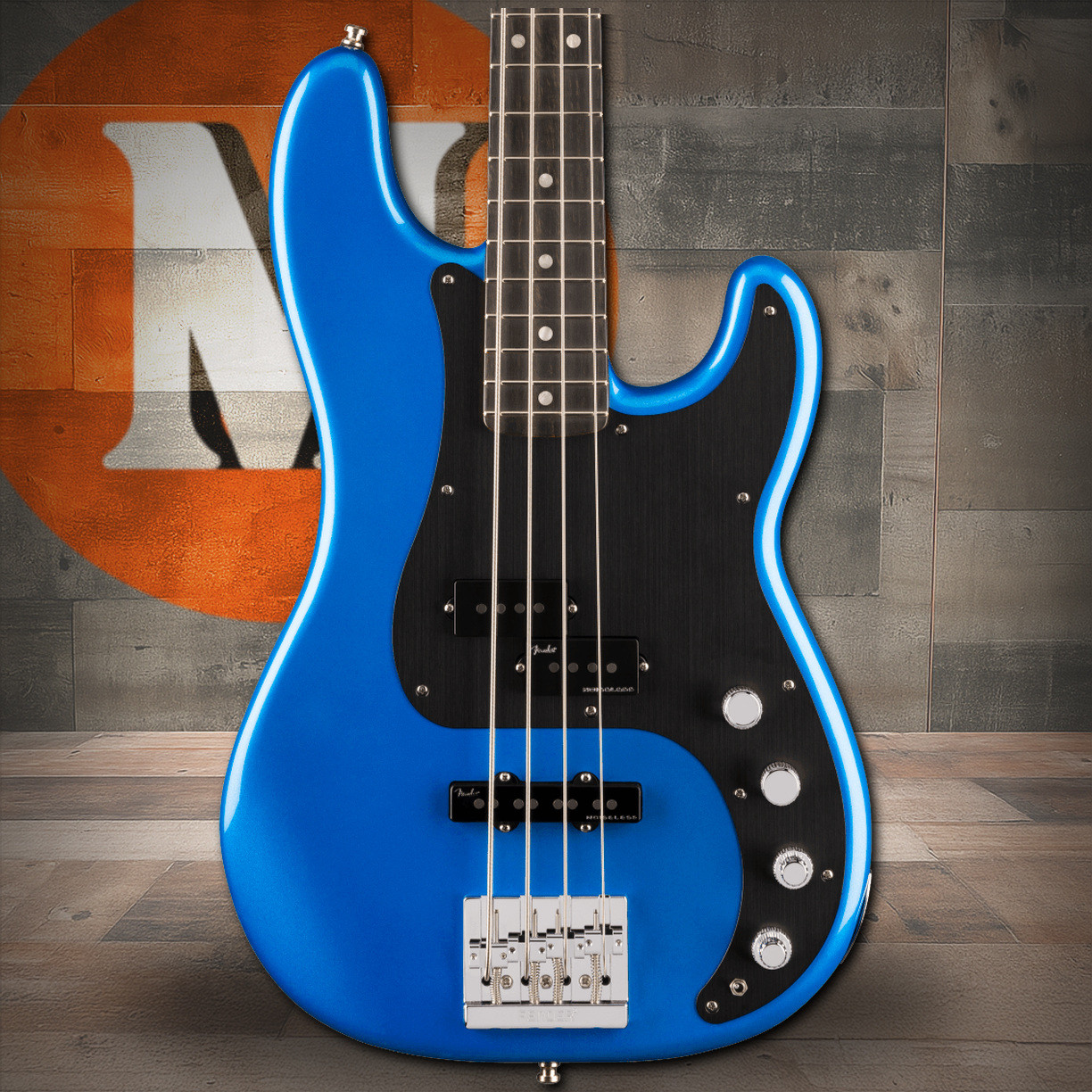 Fender American Ultra II Precision Bass Ebony Fingerboard, Noble Blue | Musician Madness