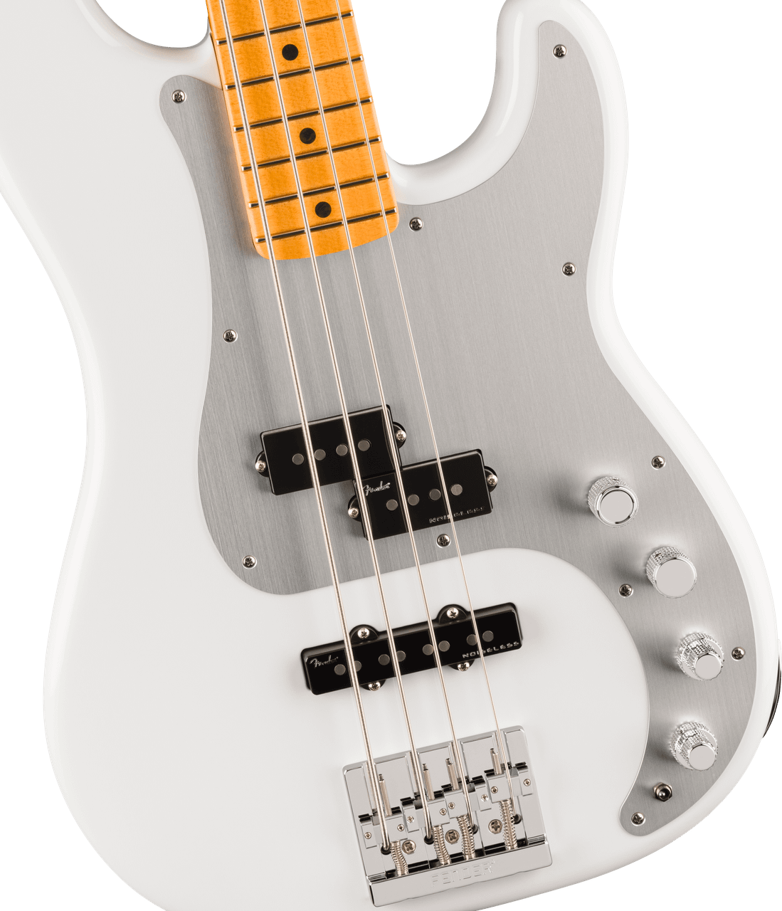 Fender American Ultra II Precision Bass Maple Fingerboard, Avalanche | Musician Madness