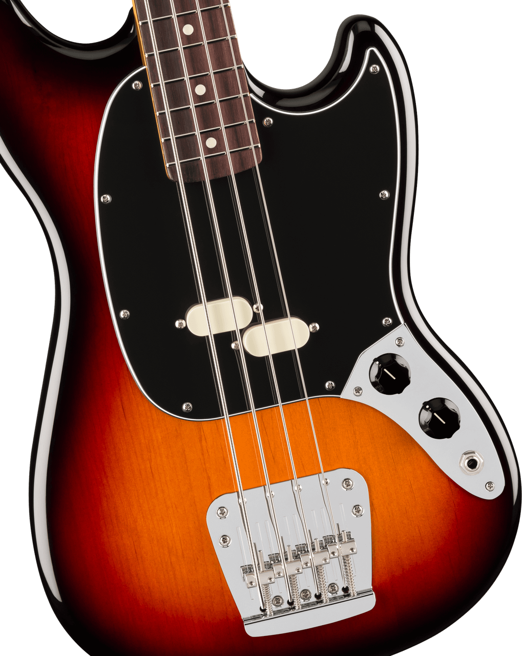 Fender American Professional Classic Mustang Bass Rosewood Fingerboard, 3-Color Sunburst | Musician Madness