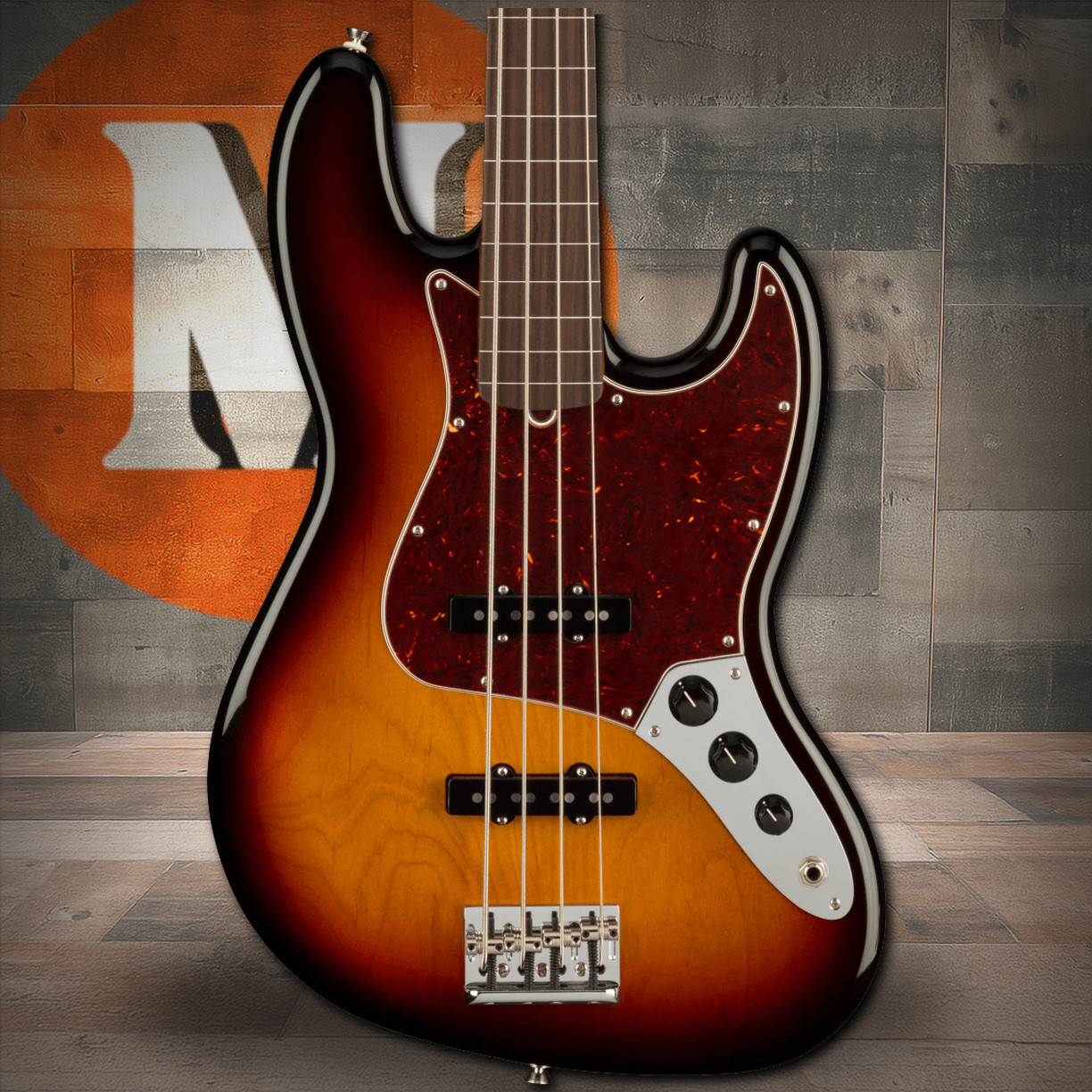 Fender American Professional II Jazz Bass Fretless, Rosewood Fingerboard, 3-Color Sunburst | Musician Madness