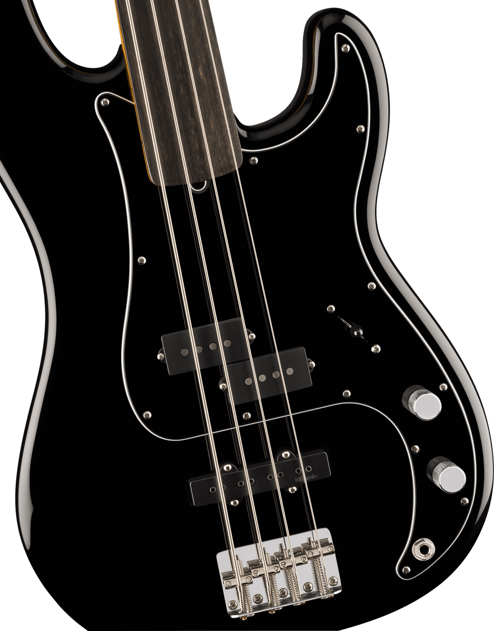 Fender Tony Franklin Fretless Precision Bass Ebony Fingerboard, Black | Musician Madness