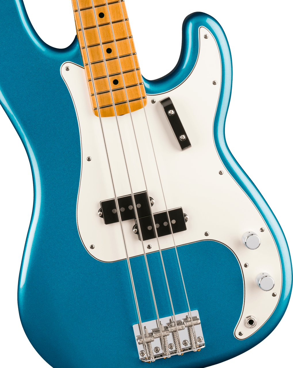 Fender Vintera III Late '60s Precision Bass Maple Fingerboard, Lake Placid Blue | Musician Madness