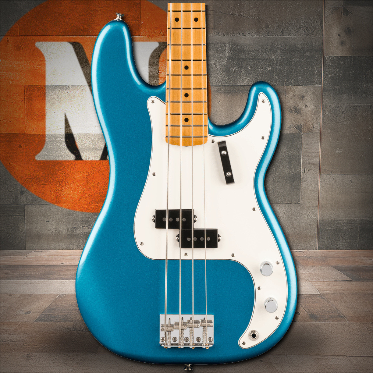 Fender Vintera III Late '60s Precision Bass Maple Fingerboard, Lake Placid Blue | Musician Madness