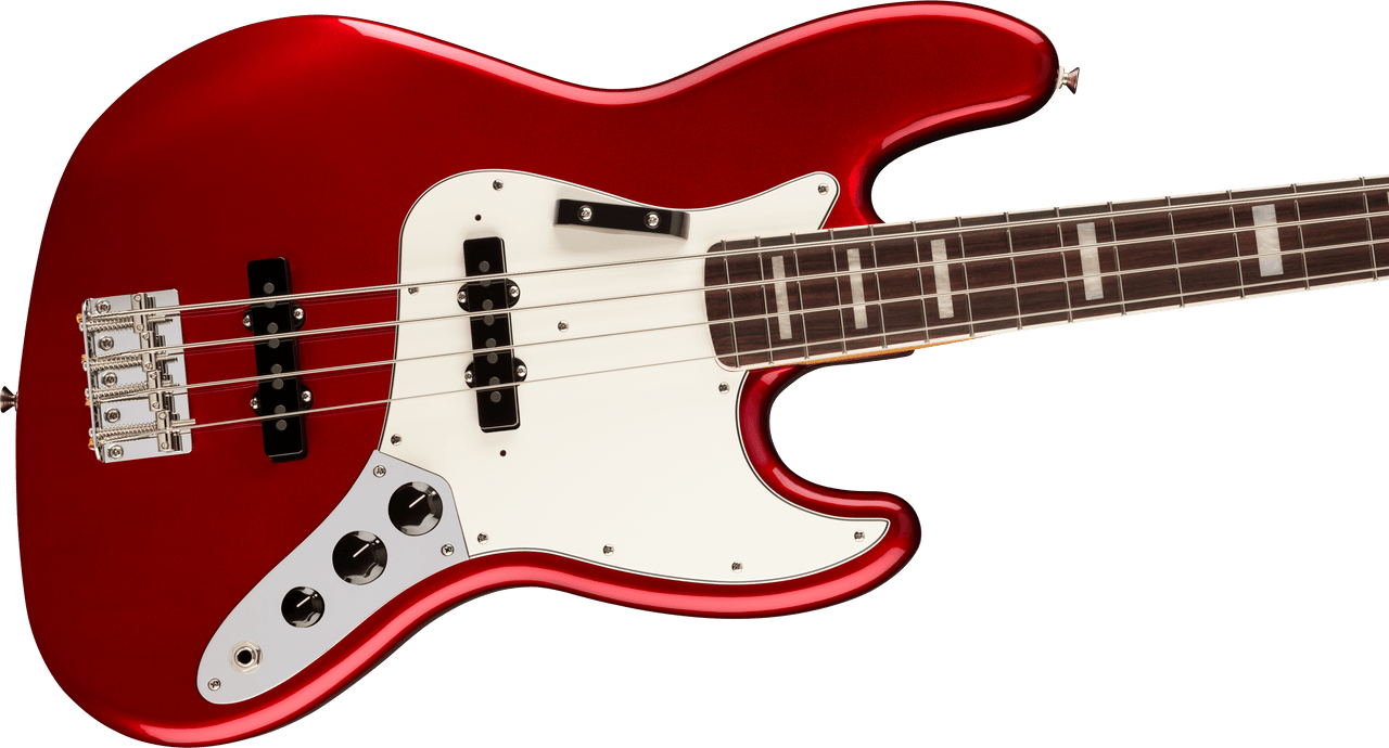 Fender Vintera III Early '70s Jazz Bass Rosewood Fingerboard, Candy Apple Red | Musician Madness