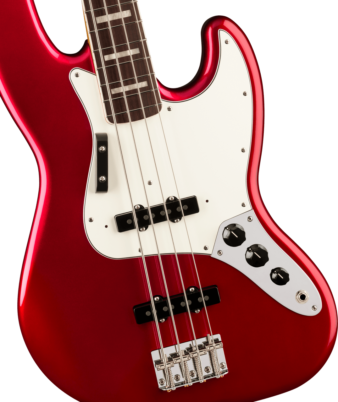 Fender Vintera III Early '70s Jazz Bass Rosewood Fingerboard, Candy Apple Red | Musician Madness