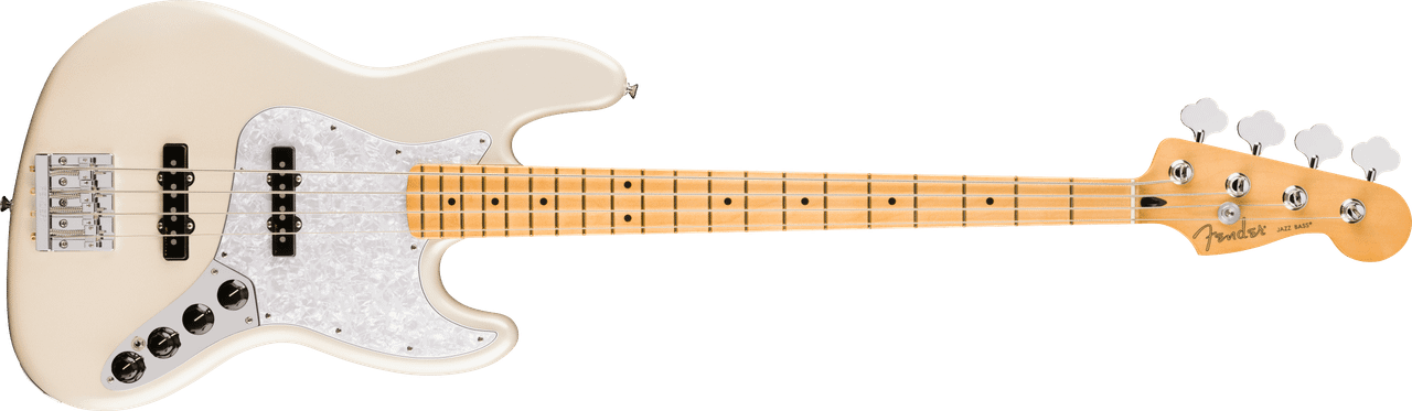 Fender Player II Modified Active Jazz Bass Maple Fingerboard, Olympic Pearl | Musician Madness
