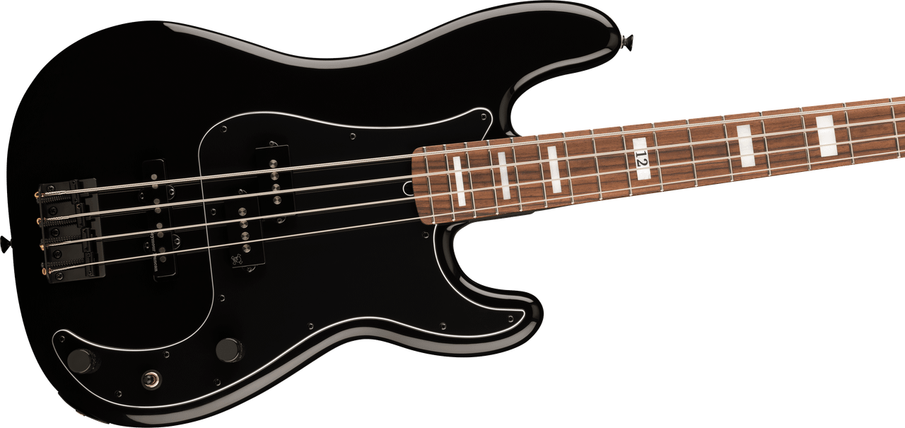 Fender Duff McKagan Deluxe Precision Bass, Rosewood Fingerboard, Black | Musician Madness