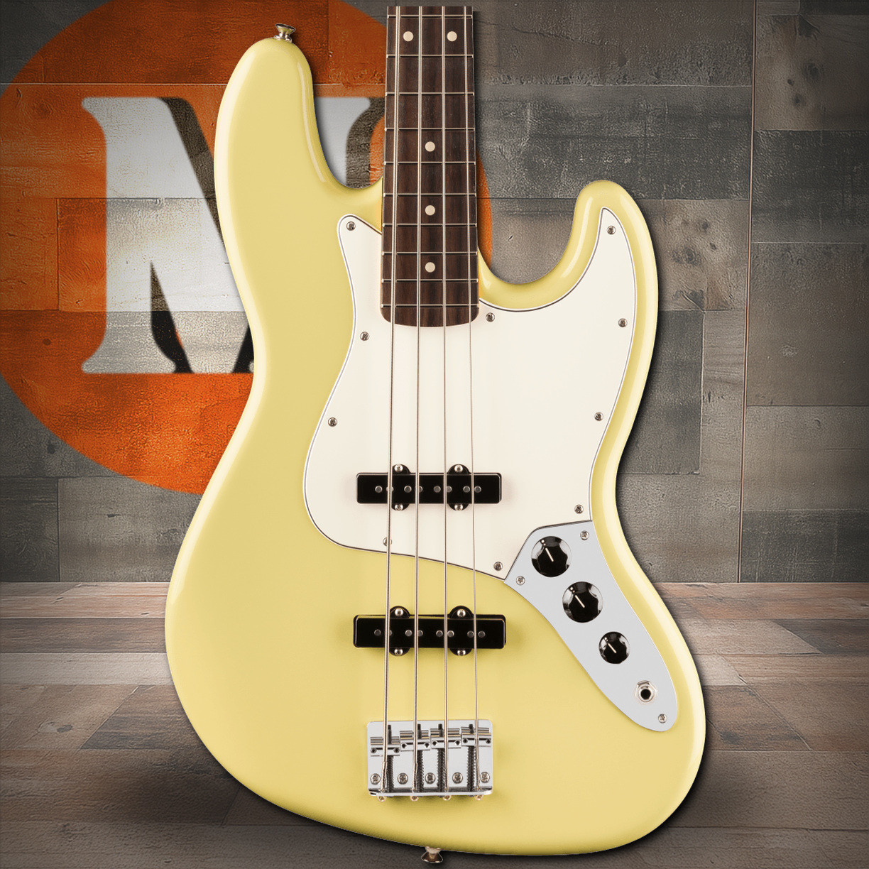 Fender Player II Jazz Bass Rosewood Fingerboard, Hialeah Yellow | Musician Madness