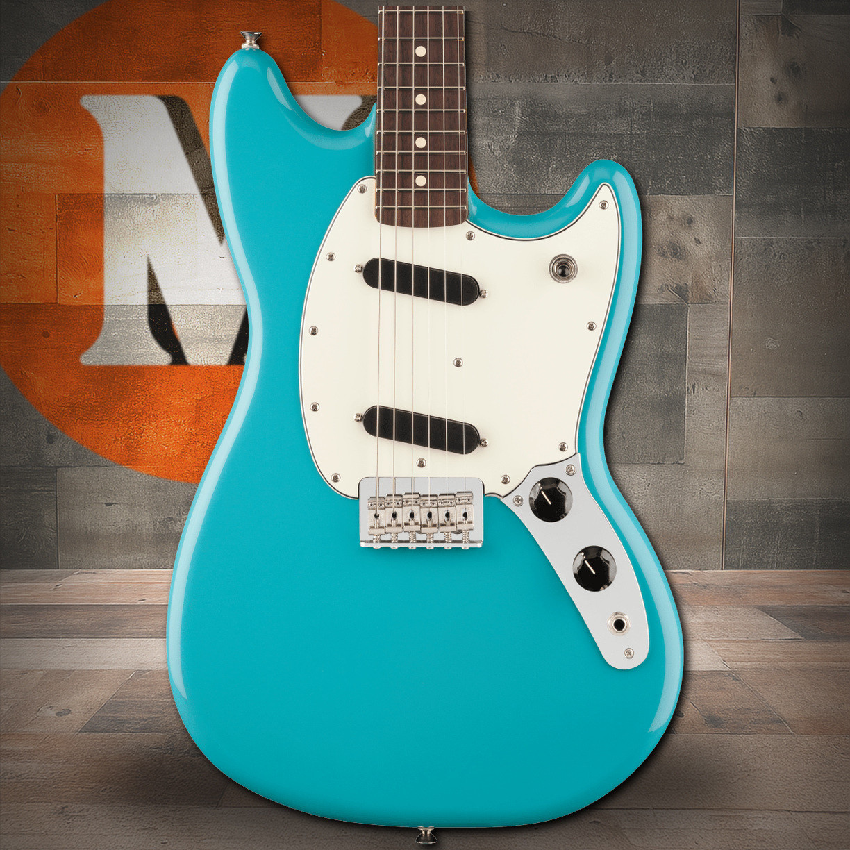 Fender Player II Mustang Rosewood Fingerboard, Aquatone Blue | Musician Madness