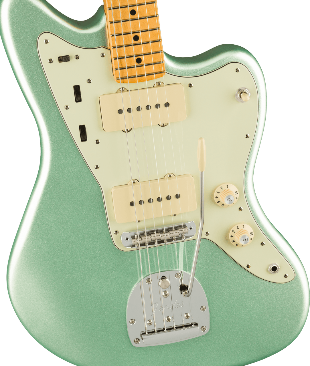 Fender American Professional II Jazzmaster Maple Fingerboard, Mystic Surf Green | Musician Madness