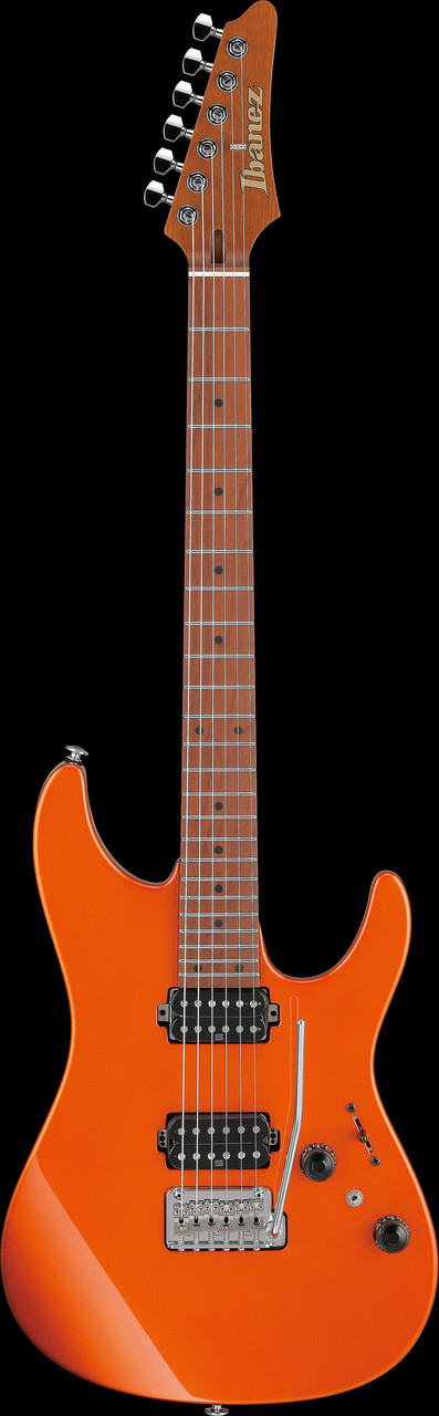 Ibanez AZ Prestige 6 String Electric Guitar w/Case - Roadster Orange Metallic (AZ2402ROM) | Musician Madness