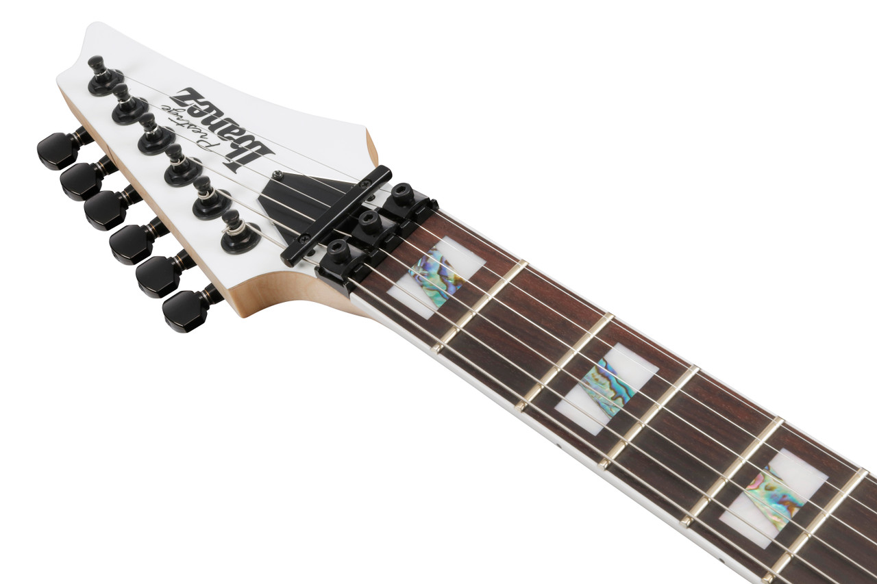 Ibanez RG Prestige 6 String Electric Guitar w/Case - White Flat (RG653DXWHF) | Musician Madness