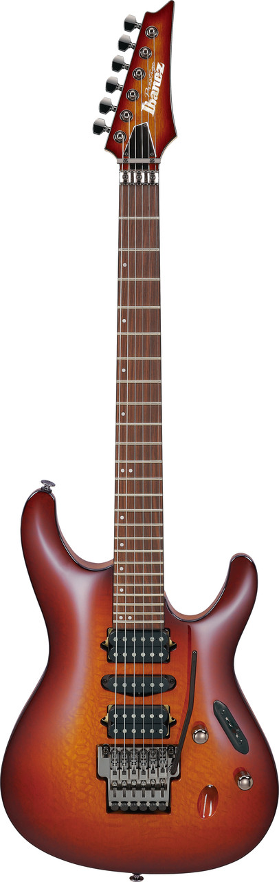 Ibanez S Prestige 6 String Electric Guitar w/Case - Sunset BUrst (S6670SKSTB) | Musician Madness
