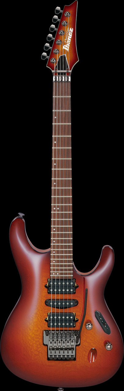 Ibanez S Prestige 6 String Electric Guitar w/Case - Sunset BUrst (S6670SKSTB) | Musician Madness