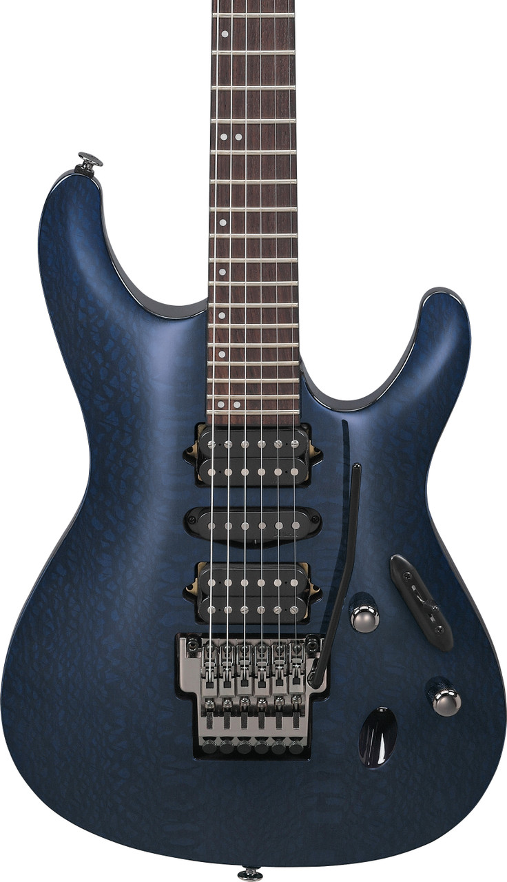 Ibanez S Prestige 6 String Electric Guitar w/Case - Dark Ultramarine Blue (S6670SKDUB) | Musician Madness