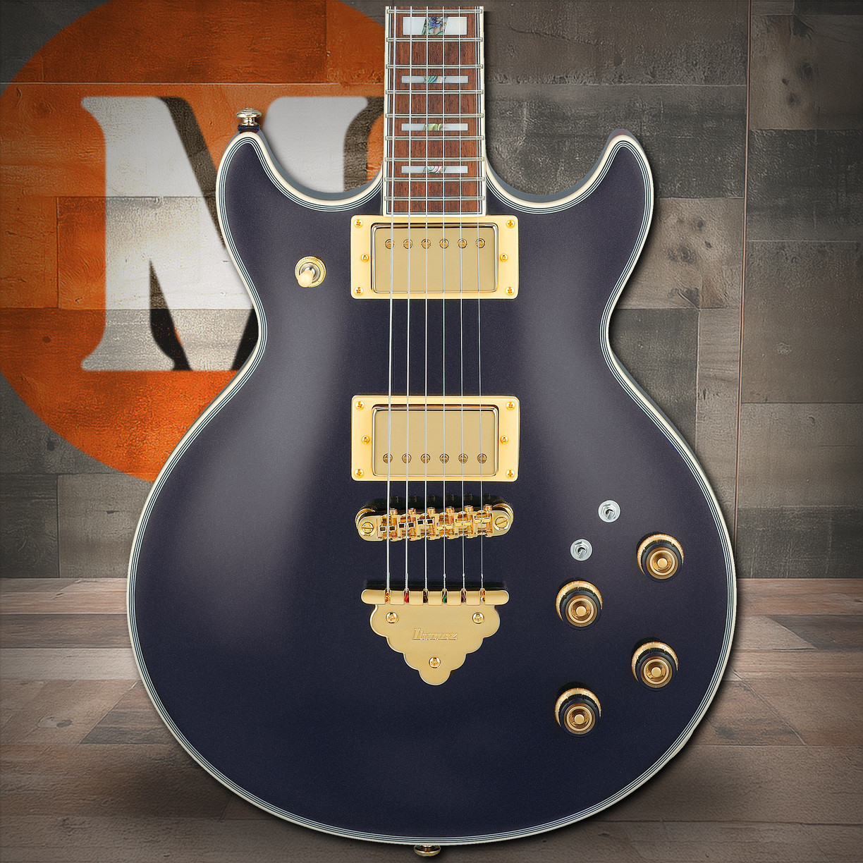 Ibanez AR Standard 6 String Electric Guitar  - Midnight Black Metallic (AR320MBM) | Musician Madness
