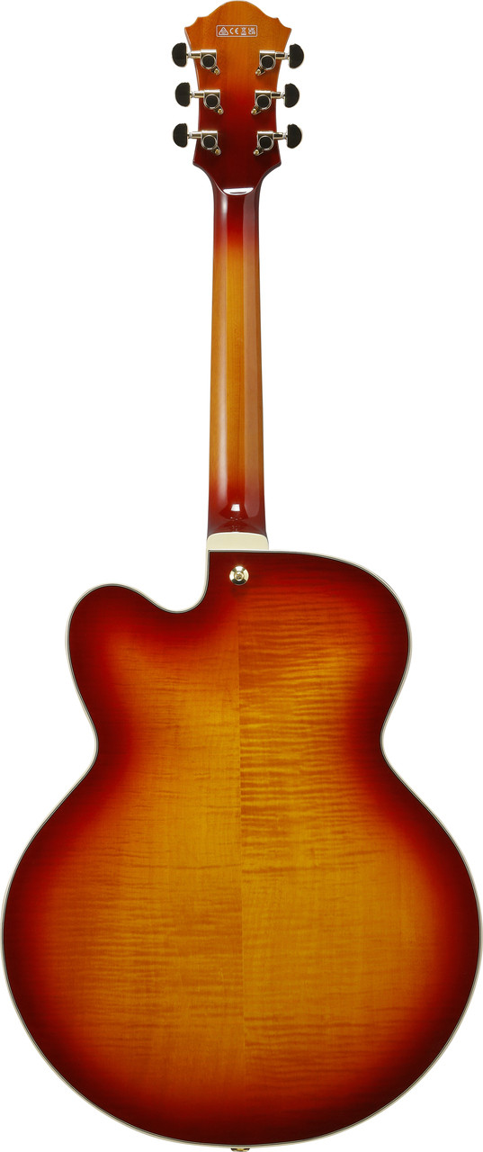 Ibanez AF Artstar 6 String Electric Guitar w/Case - Aged Whiskey Burst (AF115AWB) | Musician Madness