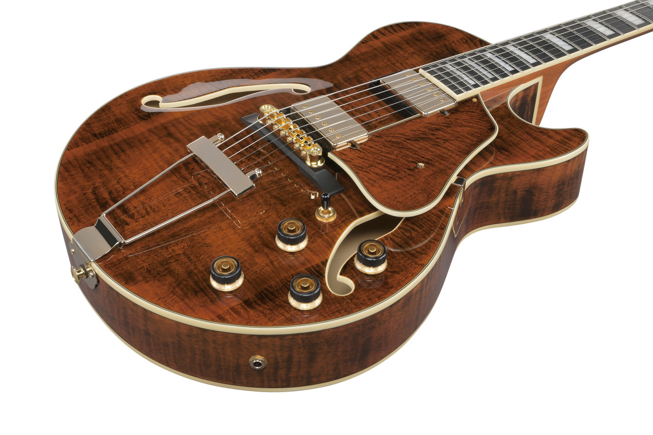 Ibanez AG Artcore Expressionist 6 String Electric Guitar - Dark Amber (AG95MGDA) | Musician Madness