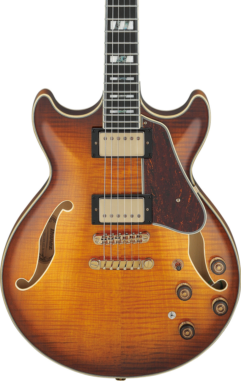 Ibanez AM Artstar 6 String Electric Guitar w/Case - Antique Tobacco Burst (AM153FMATT) | Musician Madness