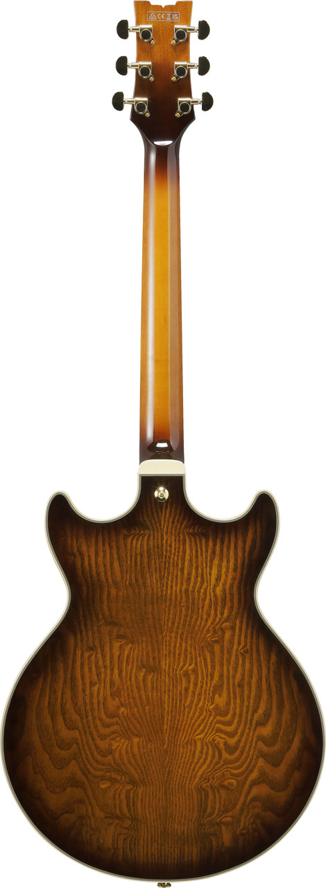 Ibanez AM Artcore Expressionist 6 String Electric Guitar - Vintage Violin High Gloss (AM93QAVVH) | Musician Madness
