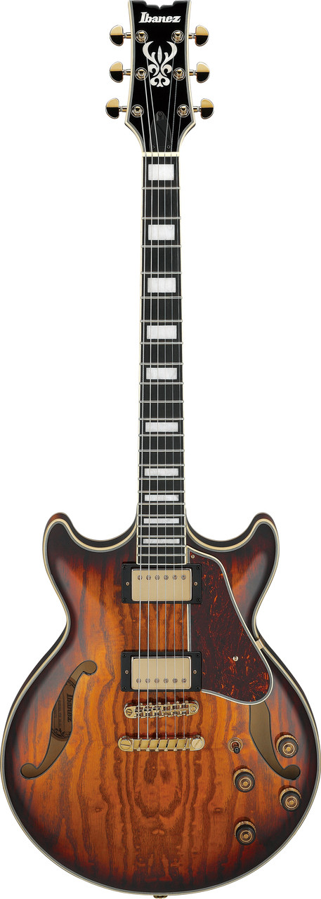 Ibanez AM Artcore Expressionist 6 String Electric Guitar - Vintage Violin High Gloss (AM93QAVVH) | Musician Madness