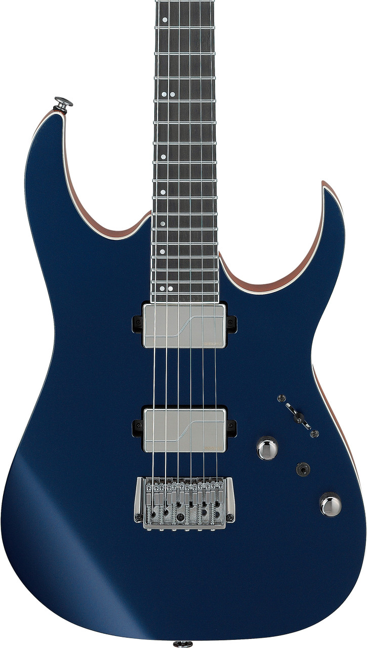 Ibanez RG Prestige 6 String Electric Guitar w/Case - Dark Tide Blue Flat (RG5121RDBF) | Musician Madness