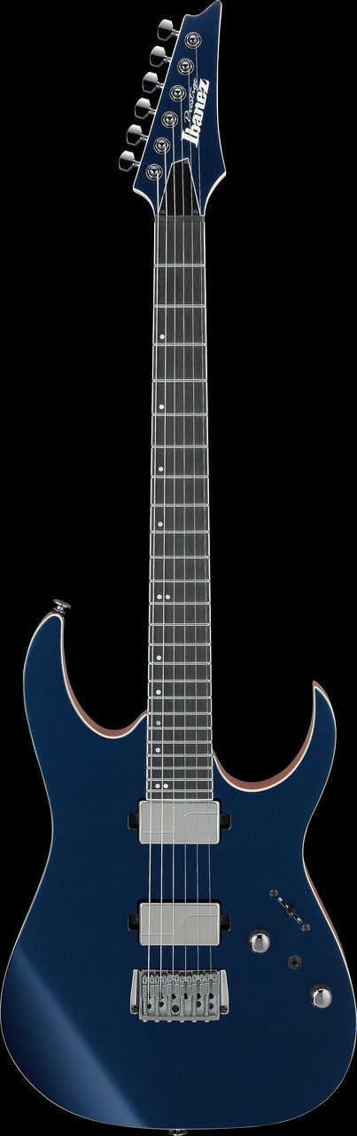 Ibanez RG Prestige 6 String Electric Guitar w/Case - Dark Tide Blue Flat (RG5121RDBF) | Musician Madness