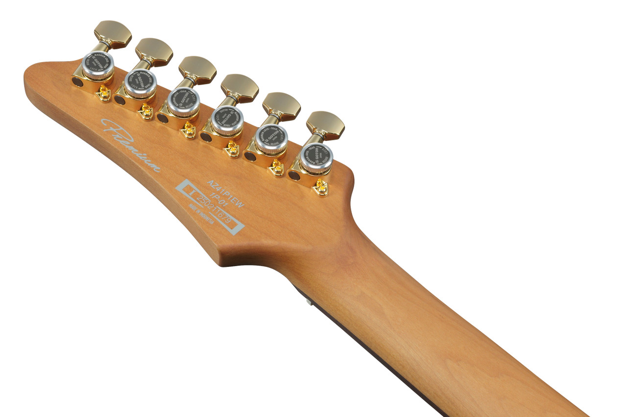 Ibanez AZ Premium 6 String Electric Guitar w/ Bag - Natural Gray Burst (AZ41P1EWNGT) | Musician Madness