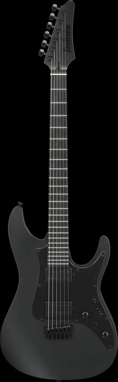 Ibanez AZ Iron Label 6 String Electric Guitar - Black Flat (AZ41B1BKF) | Musician Madness