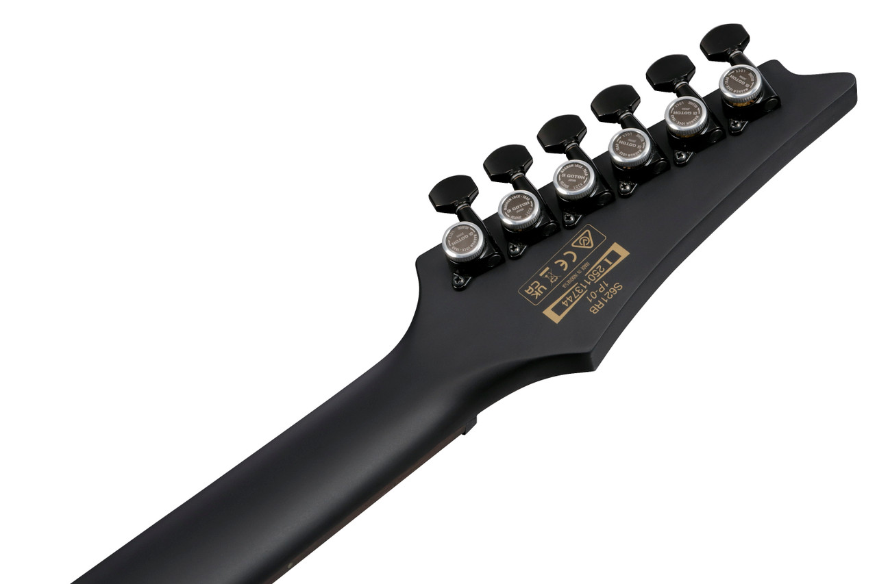 Ibanez S Iron Label 6 String Electric Guitar - Black Flat (S721RBBKF) | Musician Madness