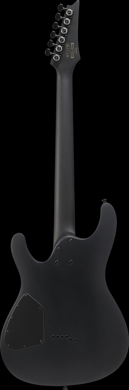 Ibanez S Iron Label 6 String Electric Guitar - Black Flat (S721RBBKF) | Musician Madness