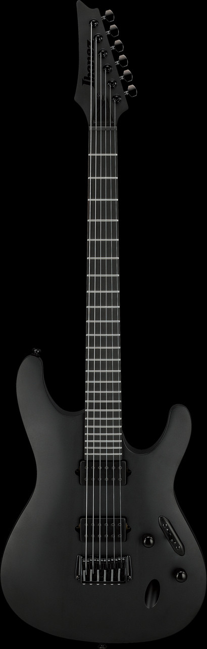 Ibanez S Iron Label 6 String Electric Guitar - Black Flat (S721RBBKF) | Musician Madness