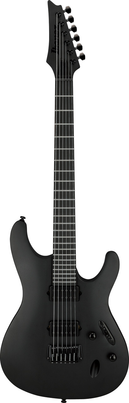Ibanez S Iron Label 6 String Electric Guitar - Black Flat (S721RBBKF) | Musician Madness