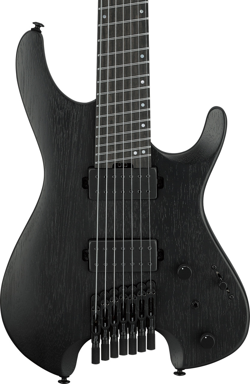 Ibanez Q Standard 7 String Electric Guitar w/ Bag - Weathered Black (QX527BWK) | Musician Madness
