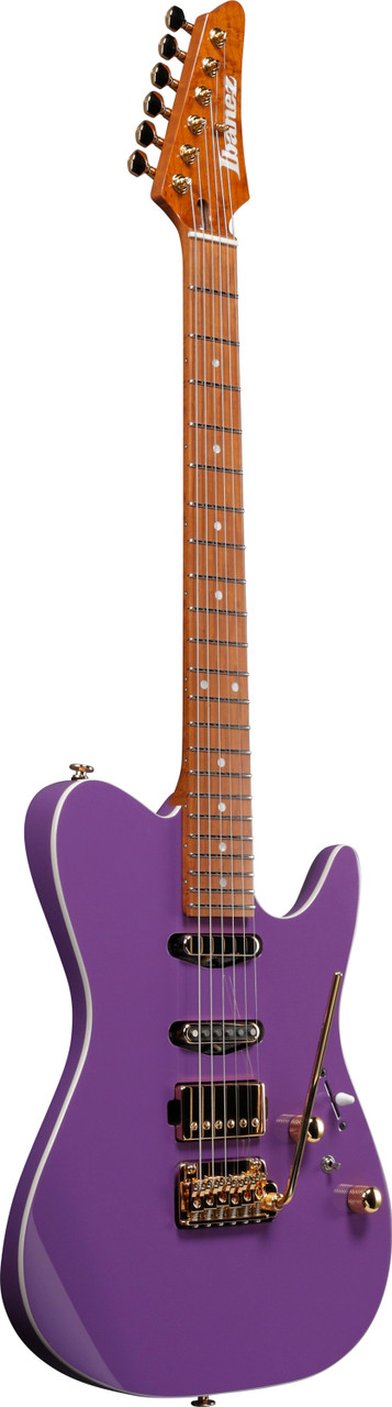 Ibanez Lari Basilio Signature 6 String Electric Guitar w/Case - Violet (LB1VL) | Musician Madness