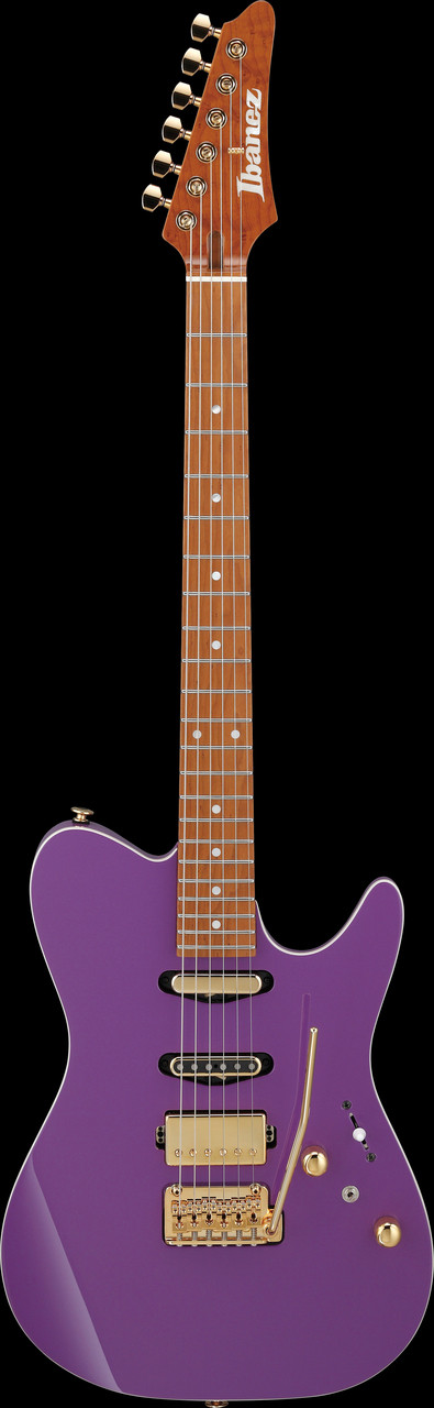 Ibanez Lari Basilio Signature 6 String Electric Guitar w/Case - Violet (LB1VL) | Musician Madness