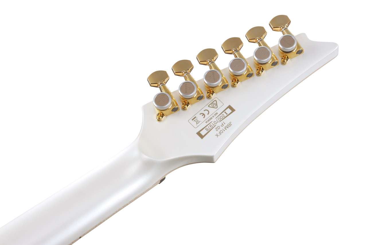 Ibanez Jake Bowen Signature 6 String Electric Guitar - Pearl White Matte (JBM10FXPWM)