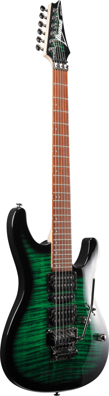 Ibanez Kiko Loureiro Signature 6 String Electric Guitar - Transparent Emerald Burst (KIKOSP3TEB)
