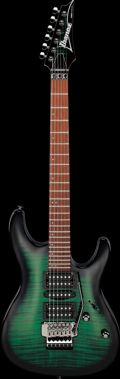 Ibanez Kiko Loureiro Signature 6 String Electric Guitar - Transparent Emerald Burst (KIKOSP3TEB)